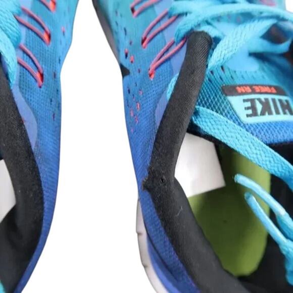 Nike Shoes Womens 7.5 Athletic Trainer Free RN Running Sneaker Blue Black Active - Picture 7 of 13